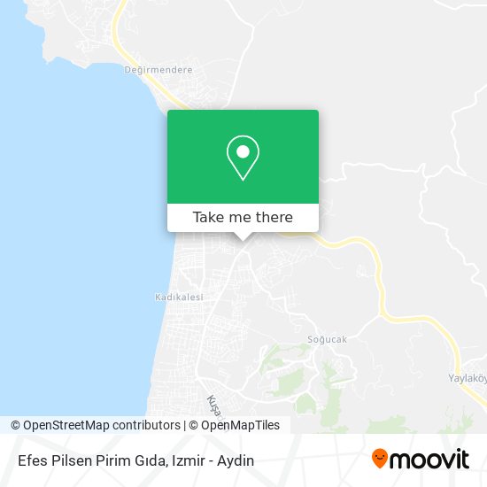 Efes Pilsen Pirim Gıda map
