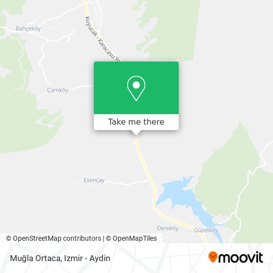 Muğla Ortaca map