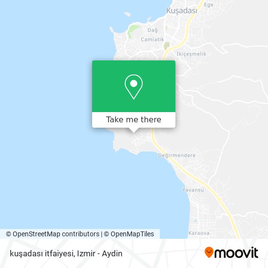 kuşadası itfaiyesi map