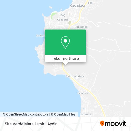 Site Verde Mare map
