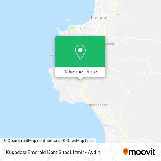 Kuşadası Emerald Kent Sitesi map