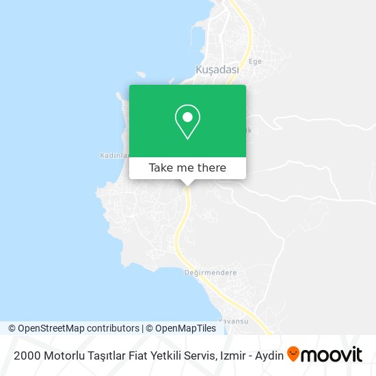 2000 Motorlu Taşıtlar Fiat Yetkili Servis map