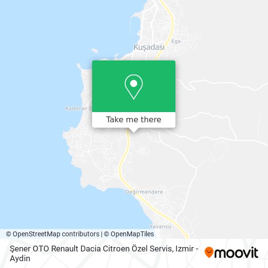Şener OTO Renault Dacia Citroen Özel Servis map