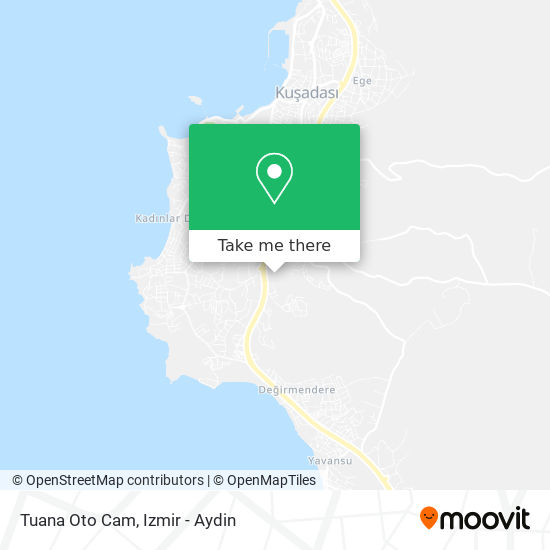 how to get to tuana oto cam in kusadasi by bus