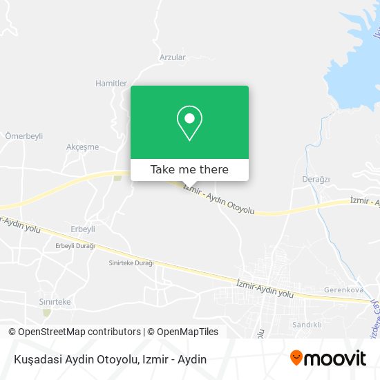Kuşadasi Aydin Otoyolu map