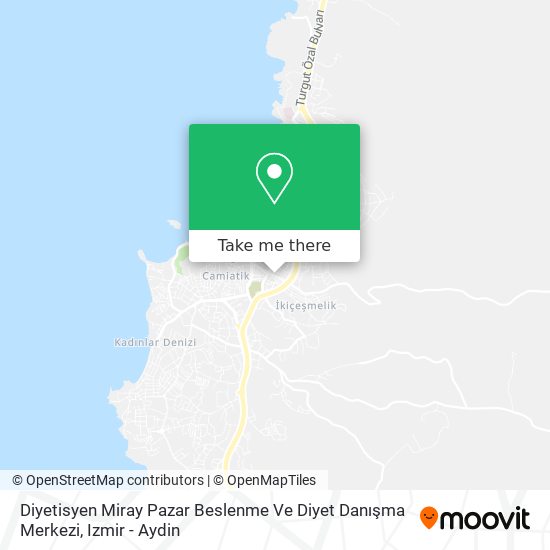 Diyetisyen Miray Pazar Beslenme Ve Diyet Danışma Merkezi map