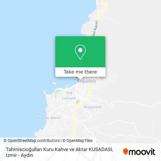 Tahmiscioğulları Kuru Kahve ve Aktar KUSADASI map