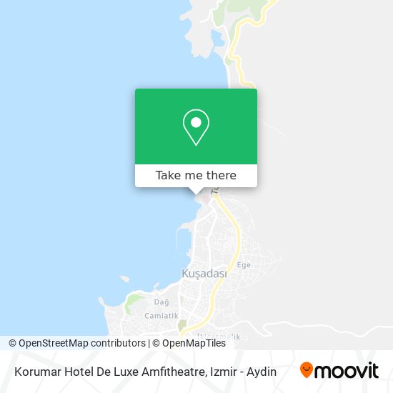Korumar Hotel De Luxe Amfitheatre map