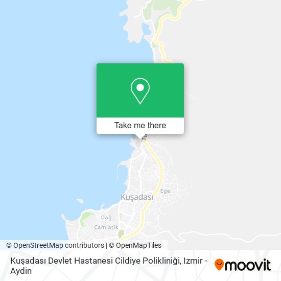 Kuşadası Devlet Hastanesi Cildiye Polikliniği map