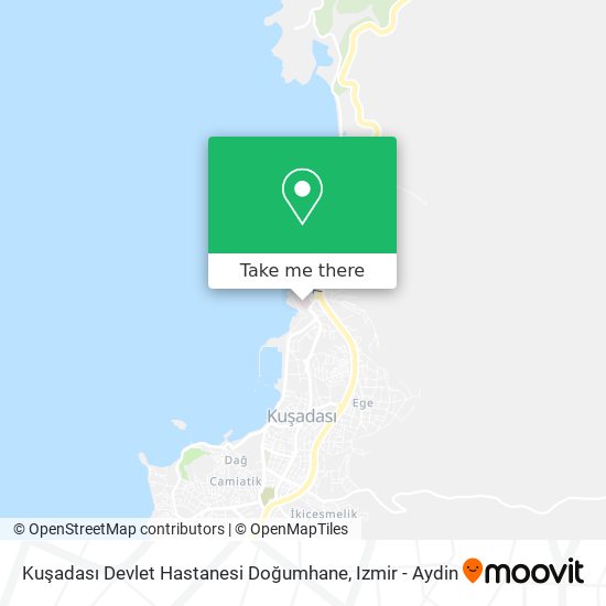 Kuşadası Devlet Hastanesi Doğumhane map