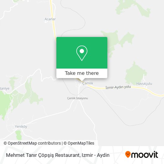 Mehmet Tanır Çöpşiş Restaurant map