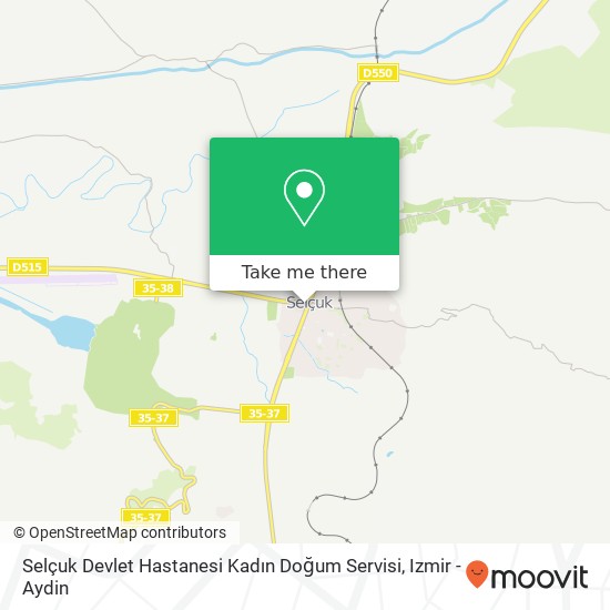 Selçuk Devlet Hastanesi Kadın Doğum Servisi map