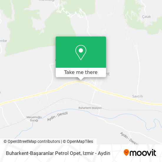 Buharkent-Başaranlar Petrol Opet map
