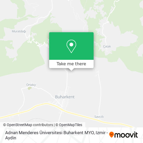 Adnan Menderes Üniversitesi Buharkent MYO map