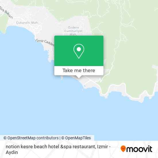 notion kesre beach hotel &spa restaurant map