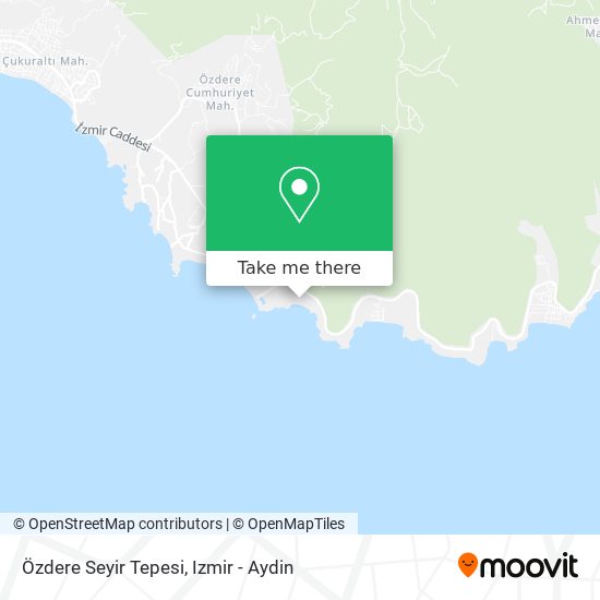 Özdere Seyir Tepesi map
