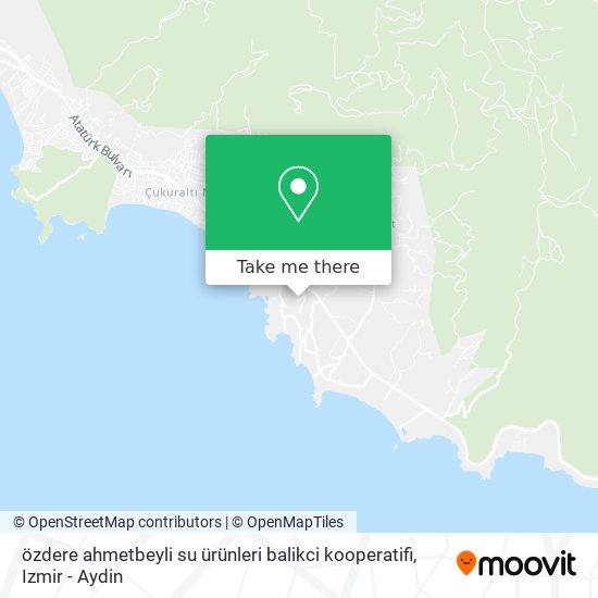 özdere ahmetbeyli su ürünleri balikci kooperatifi map
