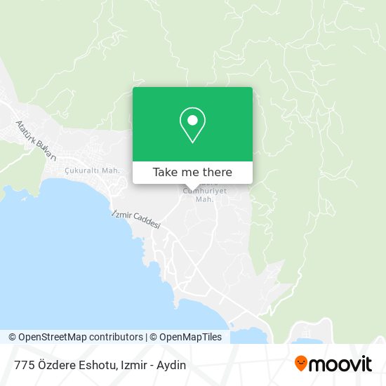 775 Özdere Eshotu map