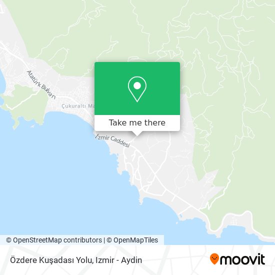 Özdere Kuşadası Yolu map