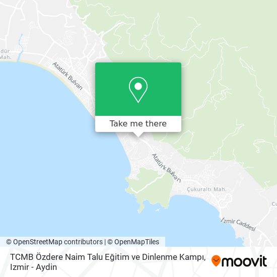 TCMB Özdere Naim Talu Eğitim ve Dinlenme Kampı map