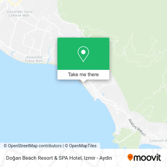 Doğan Beach Resort & SPA Hotel map