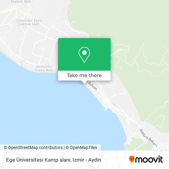 Ege Üniversitesi Kamp alanı map