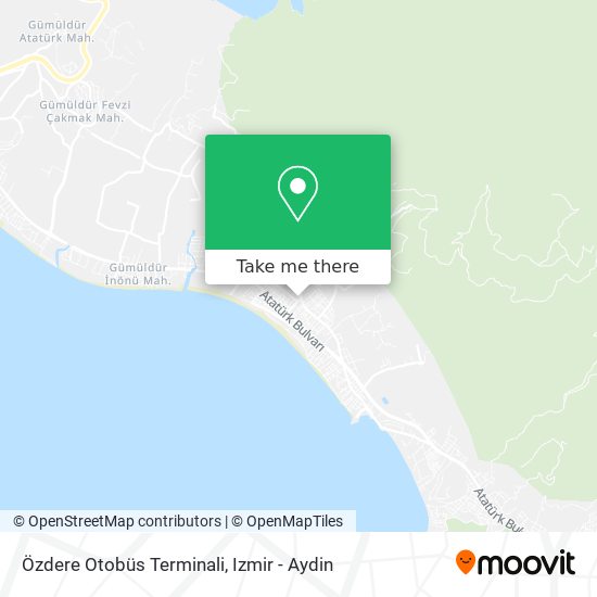 Özdere Otobüs Terminali map