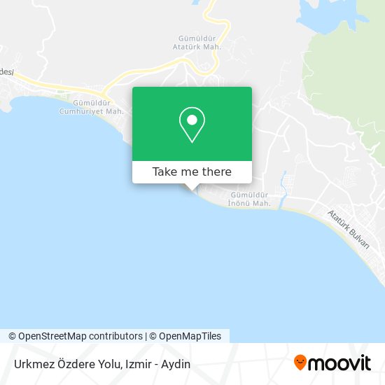 Urkmez Özdere Yolu map