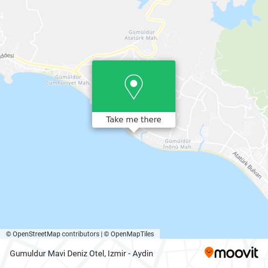 Gumuldur Mavi Deniz Otel map