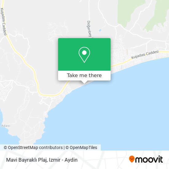 Mavi Bayraklı Plaj map
