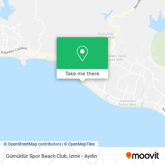 Gümüldür Spor Beach Club map