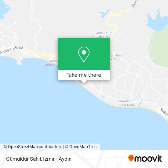 Gümüldür Sahil map
