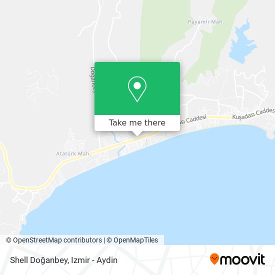 Shell Doğanbey map