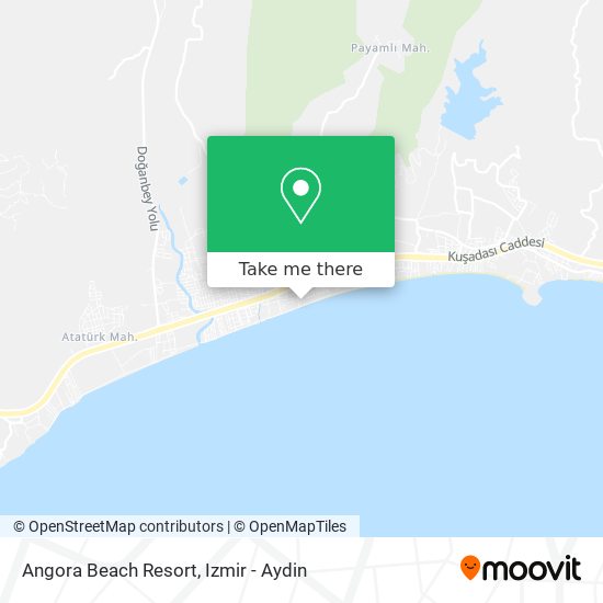 Angora Beach Resort map