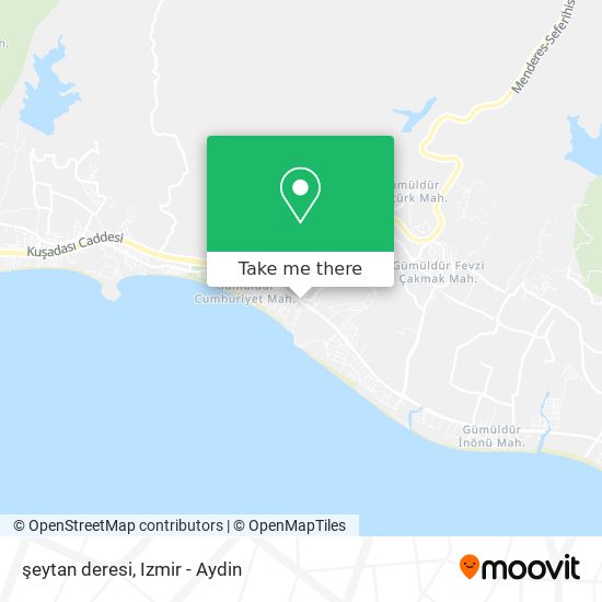 şeytan deresi map