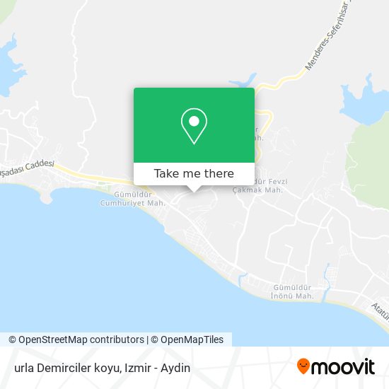 urla Demirciler koyu map