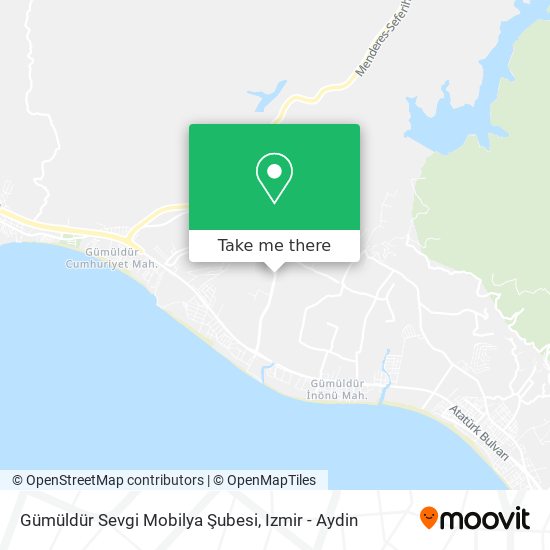Gümüldür Sevgi Mobilya Şubesi map
