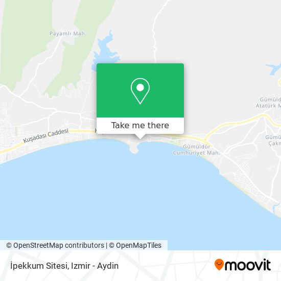 İpekkum Sitesi map