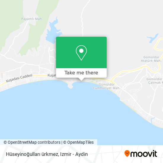 Hüseyinoğulları ürkmez map