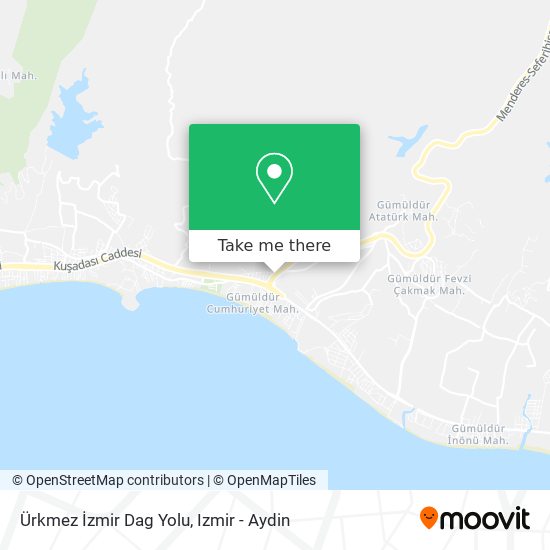 Ürkmez İzmir Dag Yolu map