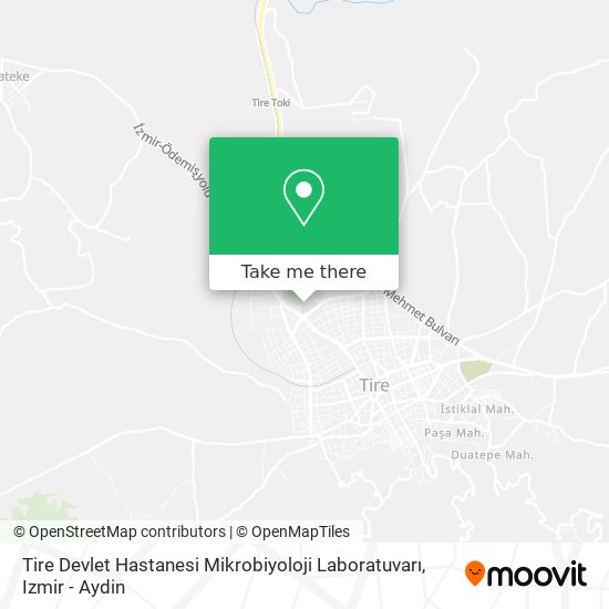 Tire Devlet Hastanesi Mikrobiyoloji Laboratuvarı map