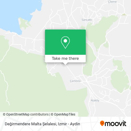 Değirmendere Malta Şelalesi map