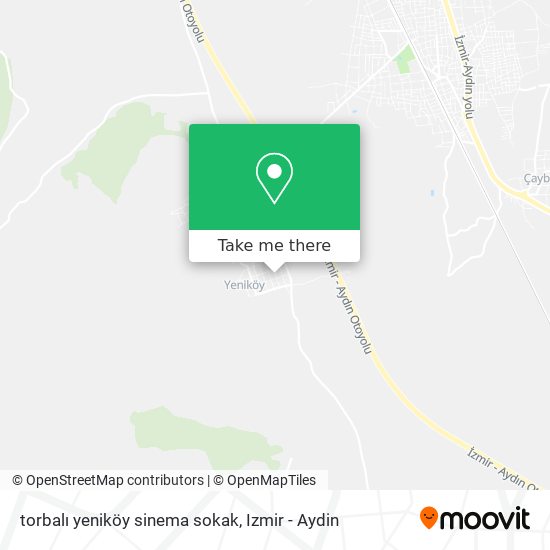torbalı yeniköy sinema sokak map