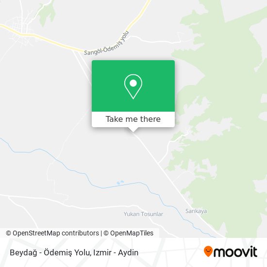 Beydağ - Ödemiş Yolu map