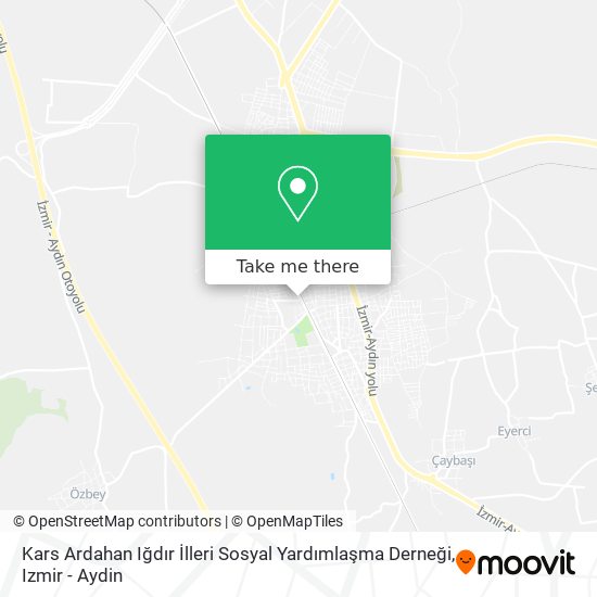 Kars Ardahan Iğdır İlleri Sosyal Yardımlaşma Derneği map