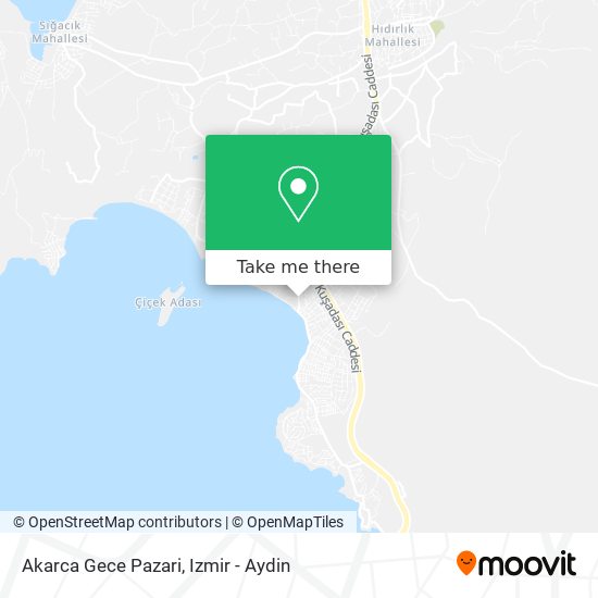 Akarca Gece Pazari map
