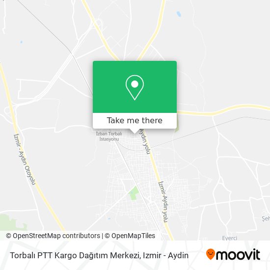 Torbalı PTT Kargo Dağıtım Merkezi map