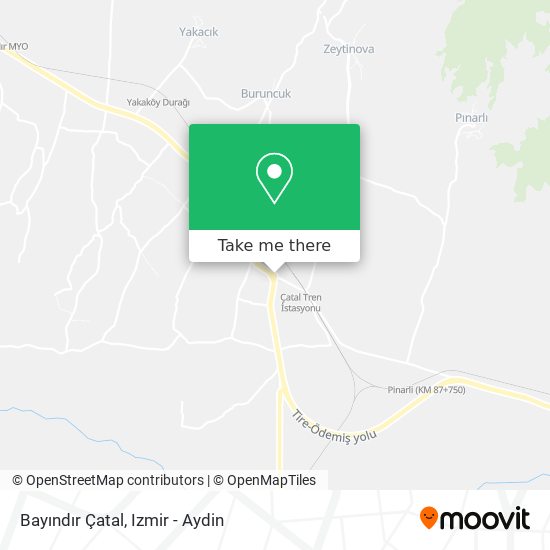 Bayındır Çatal map