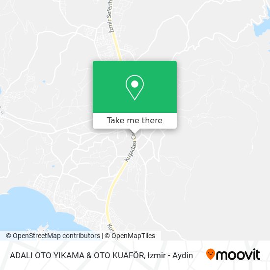 ADALI OTO YIKAMA & OTO KUAFÖR map