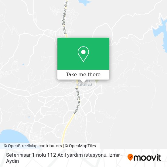 Seferihisar 1 nolu 112 Acil yardım istasyonu map